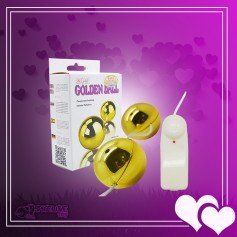 Multi Speed Golden Ben Wa Vibrating Balls Anal Vaginal BV-013