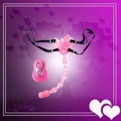 Wearable Butterfly Whip Anal Vagina Stimulator SO-003