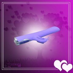 Black T-Transfer Beads Stick Rabbit Vibrator RV-021