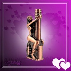 Firedog Women with Grenade Windproof Cigarette Lighter AG-004
