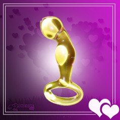 Jaguar Golden Glass Dildo GD-009