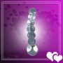 Ultra Beaded Crystal Glass dildo GD-008