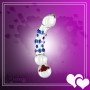 Flower Crystal Glass Dildo Sex Toy GD-003