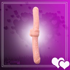 Realistic Double Dong Penis Shaped End Realistic Non Vibrator RSNV-015