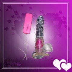 Crystal Lover Jelly Realistic Vibrator with Suction Cup RSV-065