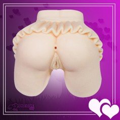 Silicone Mini Skirt Ass & Vagina Masturbator V2 BAV-019