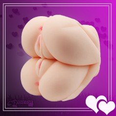 3p Love Duoble Ass & Vagina Masturbator BAV-021