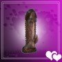 Ultra Flexible soft cock sleeve penis extender PES-017