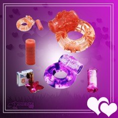 Cock Ring Vibrator 2pcs CR-001