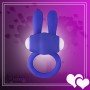 Kingfansion Mini Vibrating Rabbit Cock Ring (Blue) CR-017