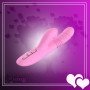 Heating 3 Layer Tongue Licking Toy Nipple Sucking Clitoris Stimulate Vibrator RV-003