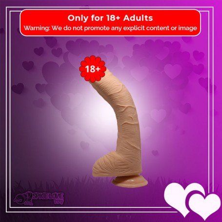 Realistic Non-vibrator with Round Balls and Suction Base RSNV-029