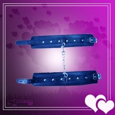 Premium Leather Naughty Nurse Wrist Cuffs Bondage Gear BDSM-021