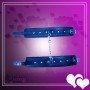 Premium Leather Naughty Nurse Wrist Cuffs Bondage Gear BDSM-021